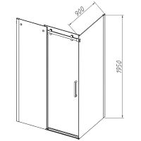 Товар: Душевой уголок Vincea Como-N 150x90 VSR-4CN9015CLB профиль Черный стекло прозрачное - фото 7 Душевой уголок Vincea Como-N 150x90 VSR-4CN9015CLB профиль Черный стекло прозрачное — фото 7, Прямоугольные душевые уголки