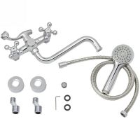 Смеситель для ванны Kaiser Carlson Lux 11255 универсальный Хром — фото 5, Смесители