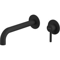 Смеситель для раковины Whitecross Y black Y1215BL Черный матовый — фото 1, Смесители