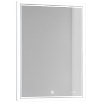 Зеркальный шкаф Jorno Slide 60 Sli.03.60/A с подсветкой с сенсорным выключателем и часами — фото 1, Зеркальные шкафы в ванную