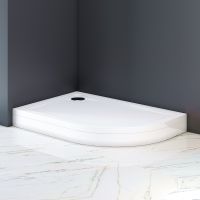 Акриловый поддон для душа AM.PM Like 120х80 L W83T-302L120W Белый — фото 2, Акриловые душевые поддоны