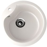 Кухонная мойка Ulgran Classic U-102-331 Белая — фото 1, Кухонные мойки