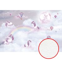 Фреска детская Ortograf Little Friends 34365 Фактура бархат FX Флизелин (4*2,7) Сиреневый, Мультимедия/Животные — фото 1, Фрески