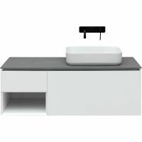 Товар: Тумба под раковину Allen Brau Infinity 120 R 1.21008.WM подвесная Белая матовая - фото 2 Тумба под раковину Allen Brau Infinity 120 R 1.21008.WM подвесная Белая матовая — фото 2, Мебель для ванной