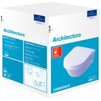 Унитаз Villeroy&Boch Architectura 5684H101 подвесной с сиденьем Микролифт — фото 9, Подвесные унитазы