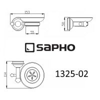 Товар: Мыльница Sapho Astor 1325-02 Хром - фото 2 Мыльница Sapho Astor 1325-02 Хром — фото 2, Мыльницы