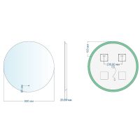 Товар: Зеркало Aquanet Смарт 65 336631 с подсветкой с бесконтактным выключателем - фото 9 Зеркало Aquanet Смарт 65 336631 с подсветкой с бесконтактным выключателем — фото 9, Зеркала в ванную комнату