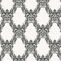 Обои Milassa Joli Joli5 011 Флизелин (1*10,05) Черный/Белый, Орнамент/Дамаск — фото 1, Обои для стен