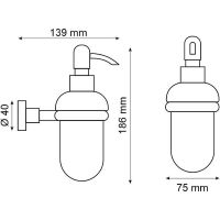 Товар: Дозатор жидкого мыла Webert Rimini RI500201010 Золото - фото 2 Дозатор жидкого мыла Webert Rimini RI500201010 Золото — фото 2, Дозаторы