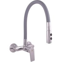 Смеситель для кухни Rav Slezak Colorado CO102.5/12 Серый Хром — фото 1, Смесители для кухни