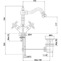 Товар: Смеситель для биде Cezares Golf-BS2-03/24 Золото 24 карат - фото 3 Смеситель для биде Cezares Golf-BS2-03/24 Золото 24 карат — фото 3, Смесители