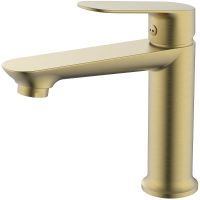 Товар: Смеситель для раковины Splenka S41.10.03 Золото матовое - фото 1 Смеситель для раковины Splenka S41.10.03 Золото матовое — фото 1, Смесители для раковины