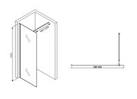 Товар: Душевая перегородка Abber Immer Offen 120 AG61120 профиль Хром стекло прозрачное - фото 4 Душевая перегородка Abber Immer Offen 120 AG61120 профиль Хром стекло прозрачное — фото 4, Душевые перегородки