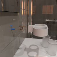 Стакан для зубных щеток Altasan Лотос ЛТ42БМ двойной Белый матовый — фото 3, Мыльницы