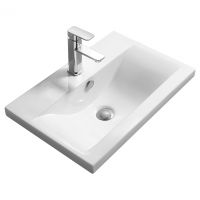 Раковина SantiLine 81 SL-2101 (80) Белая — фото 1, Раковины встраиваемые сверху