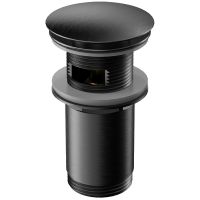 Донный клапан Whitecross A706GM click-clack Оружейная сталь — фото 1, Донные клапаны