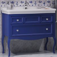 Тумба под раковину Opadiris Валери 105 00-00006520 Сапфир — фото 1, Мебель для ванной