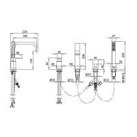 Товар: Смеситель на борт ванны Migliore Kvant Gold 25392 Золото - фото 2 Смеситель на борт ванны Migliore Kvant Gold 25392 Золото — фото 2, Смесители
