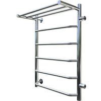 Водяной полотенцесушитель Тругор Браво 1 П ПМ R 80x50 с полкой Хром — фото 1, Водяные полотенцесушители