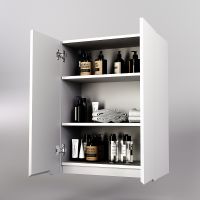 Подвесной шкаф Style Line Марелла 60 Люкс Plus Белый матовый антискрейтч арт-СС-00002424 — фото 2, Шкафы для ванной