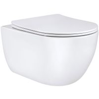 Унитаз Vincea Evo VT1-34 подвесной с сиденьем Микролифт — фото 1, Подвесные унитазы