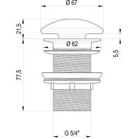 Донный клапан Ravak X01695 Белый — фото 6, Донные клапаны