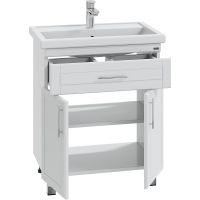 Тумба под раковину СанТа Дублин 70 223004 Белая — фото 2, Тумбы под раковину