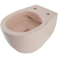 Унитаз Allen Brau Fantasy 4.11004.SM подвесной Розовый без сиденья — фото 2, Унитазы