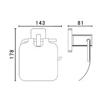 Держатель туалетной бумаги Art&Max Gotico AM-E-4883AQ Бронза — фото 3, Держатели туалетной бумаги