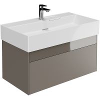 Тумба под раковину Kerama Marazzi Logica 90 LOG.90.2\SAN подвесная Песчаная — фото 2, Тумбы под раковину