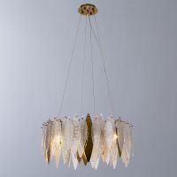 Товар: Люстра Divinare Amelie 6003/01 SP-8 Прозрачная Золото - фото 3 Люстра Divinare Amelie 6003/01 SP-8 Прозрачная Золото — фото 3, Люстры