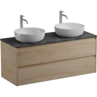 Тумба под раковину BelBagno Kraft 120 KRAFT-1200-2C-SO-2-RNN подвесная Rovere Nebrasca Nature — фото 6, Тумбы под раковину