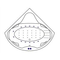 Акриловая ванна Excellent Konsul 150x150 WAEX.KON15.NANO.CR с гидромассажем — фото 8, Ванны