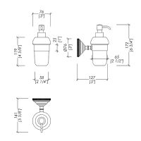 Товар: Дозатор для жидкого мыла Devon&Devon Black Diamond BLKD530CRNE Хром Черный - фото 2 Дозатор для жидкого мыла Devon&Devon Black Diamond BLKD530CRNE Хром Черный — фото 2, Дозаторы