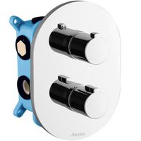 Смеситель для душа Ravak Chrome CR 067.00 X070075 с термостатом Хром — фото 2, Смеситель для душа