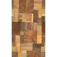 Панно Marburg Essentiell 34794 Винил на флизелине (1,59*2,7) Бежевый/Коричневый/Зеленый, Геометрия/Листья/Под дерево — фото 1, Обои для стен