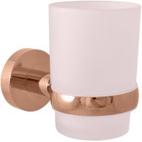 Стакан для зубных щеток Rav Slezak Colorado COA0201ZRL Розовый золотистый глянцевый — фото 1, Стаканы для зубных щеток