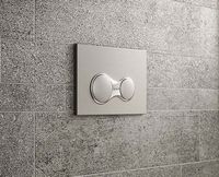 Комплект унитаза с инсталляцией Vitra Integra Round 9856B003-7205 с сиденьем Микролифт и клавишей смыва Хром глянцевый — фото 7, Комплекты унитаз + инсталляция