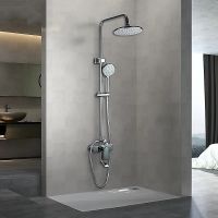 Душевая система Frap F2428 Хром — фото 9, Душевые стойки