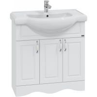 Тумба под раковину СанТа Верона 80 700113 Белая — фото 1, Мебель для ванной