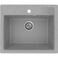 Кухонная мойка Ulgran Practik PR-M 565-003 Светло-серая — фото 1, Кухонные мойки