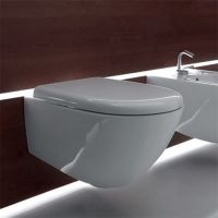 Товар: Унитаз Kerasan Aquatech 371401 подвесной без сиденья - фото 2 Унитаз Kerasan Aquatech 371401 подвесной без сиденья — фото 2, Унитазы