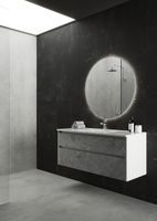 Товар: Тумба с раковиной SanVit Кубэ-2 Лофт 90 kkubeloft290 подвесная Бетон Урбан Грей Белая глянцевая - фото 2 Тумба с раковиной SanVit Кубэ-2 Лофт 90 kkubeloft290 подвесная Бетон Урбан Грей Белая глянцевая — фото 2, Мебель для ванной