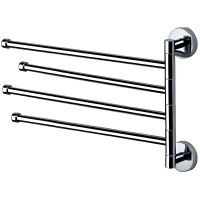 Полотенцедержатель Frap F114 поворотный Хром — фото 1, Полотенцедержатели