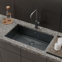 Кухонная мойка Iddis Edifice 74 EDI74G0i77 Графит — фото 3, Кухонные мойки