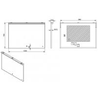 Зеркало Esbano 100 ESMI2597KD с подсветкой с сенсорным выключателем и подогревом — фото 4, Мебель для ванной