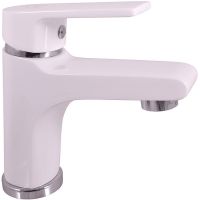 Смеситель для раковины Rav Slezak Colorado CO126.5BC Белый глянцевый Хром — фото 1, Смесители для раковины