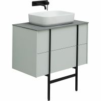 Тумба под раковину Allen Brau Reality 80 1.32005.PWM подвесная Папирус матовый — фото 23, Тумбы под раковину