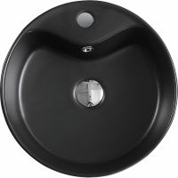 Раковина Esbano Beryl 41 ESRNBERYMB Черная матовая — фото 2, Раковины накладные