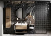 Тумба под раковину Aquaton Лофт Фабрик 80 1A242401LTDY0 подвесная Дуб кантри — фото 15, Тумбы под раковину